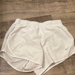 Nike Women's Athletic White Shorts